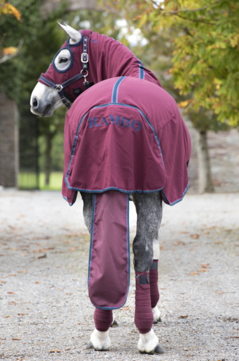 Rambo Show Sheet Set | Burgundy, Teal & Navy