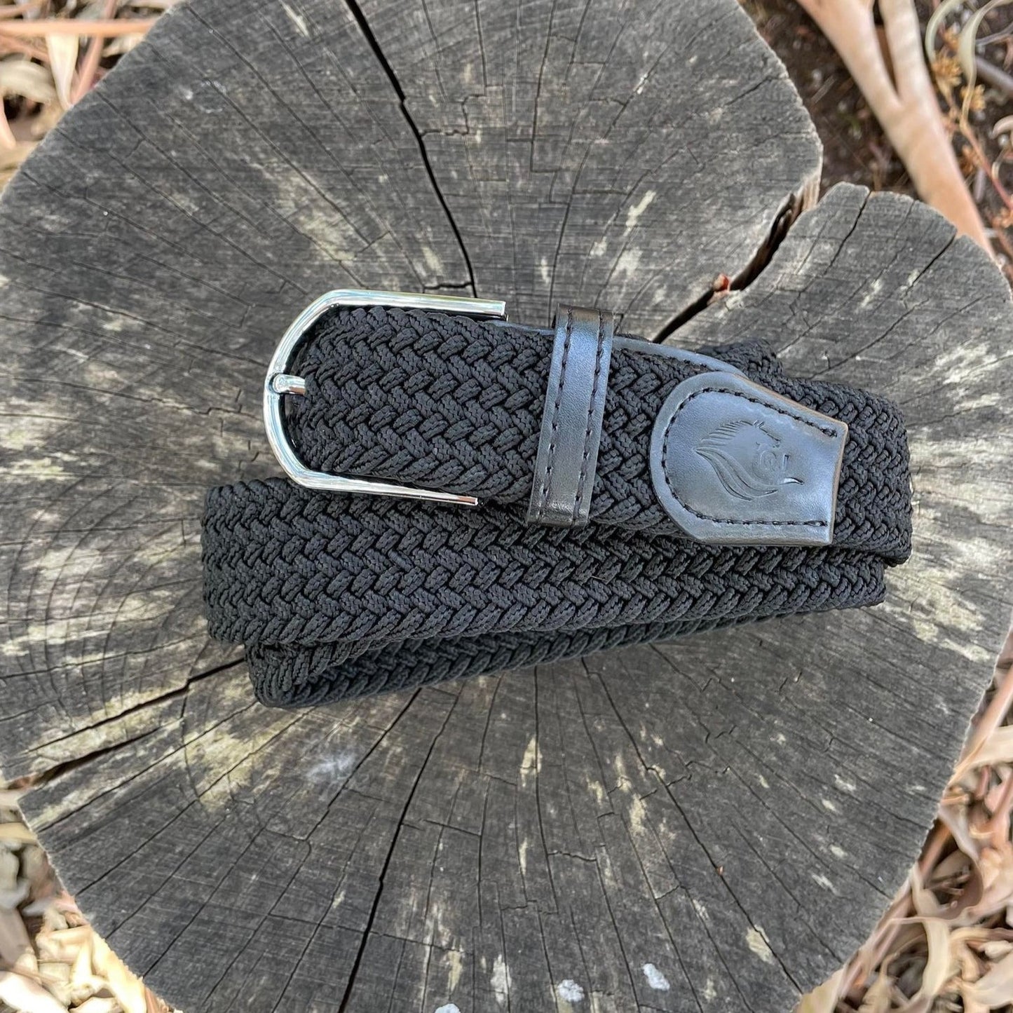 Elasticised QJ Belt | Black