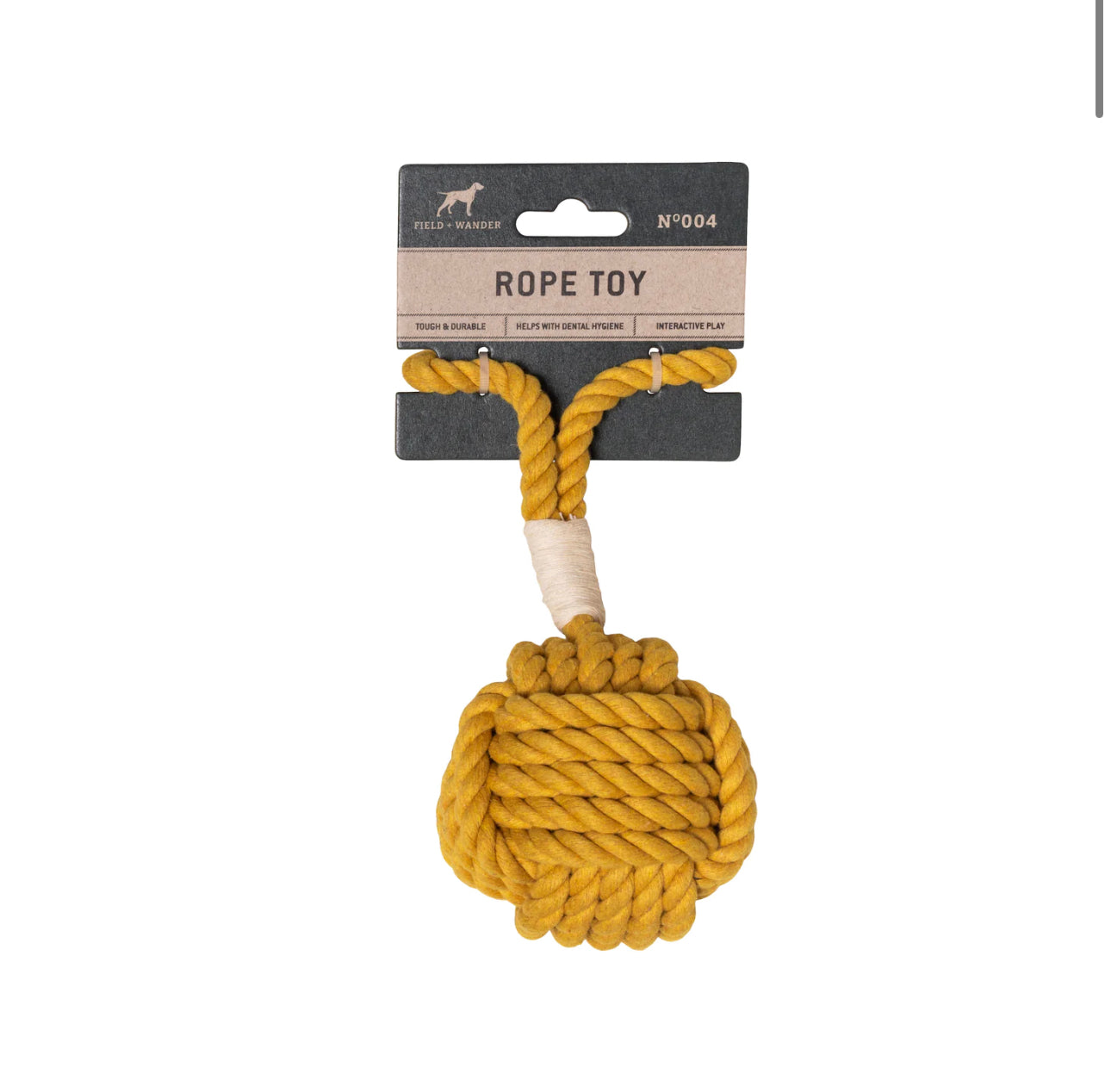 Rope Dog Toy | Yellow