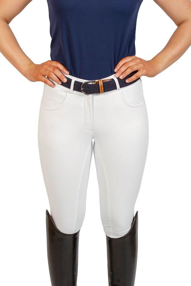 Hannah High Waisted Competition Breech | White