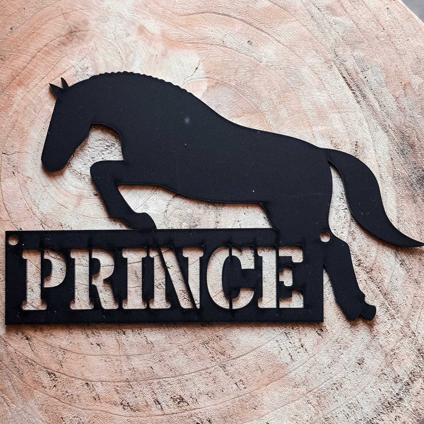 Custom Gate Name Plaque - Jumping