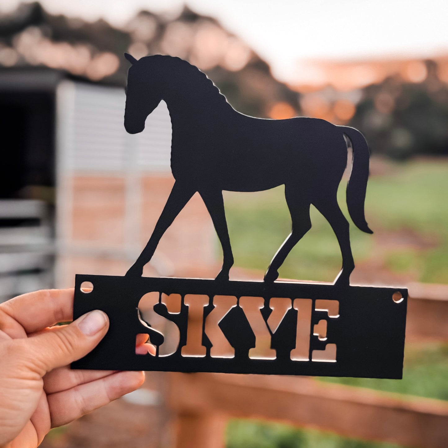 Custom Gate Name Plaque - Dressage
