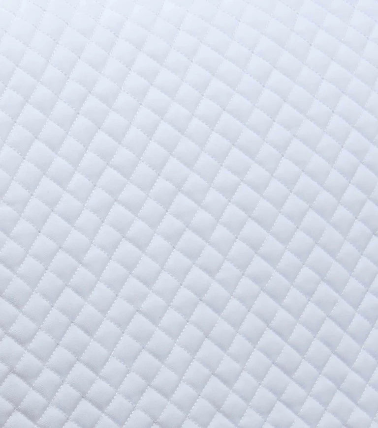 Pony Plain Cotton Dressage Square | White