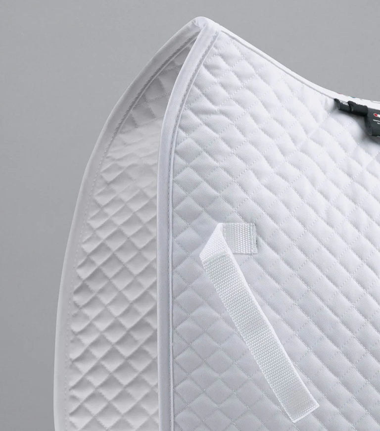 Pony Plain Cotton Dressage Square | White