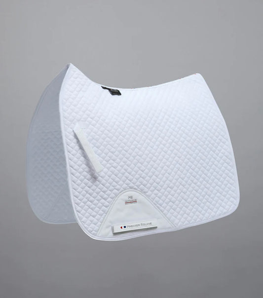 Pony Plain Cotton Dressage Square | White