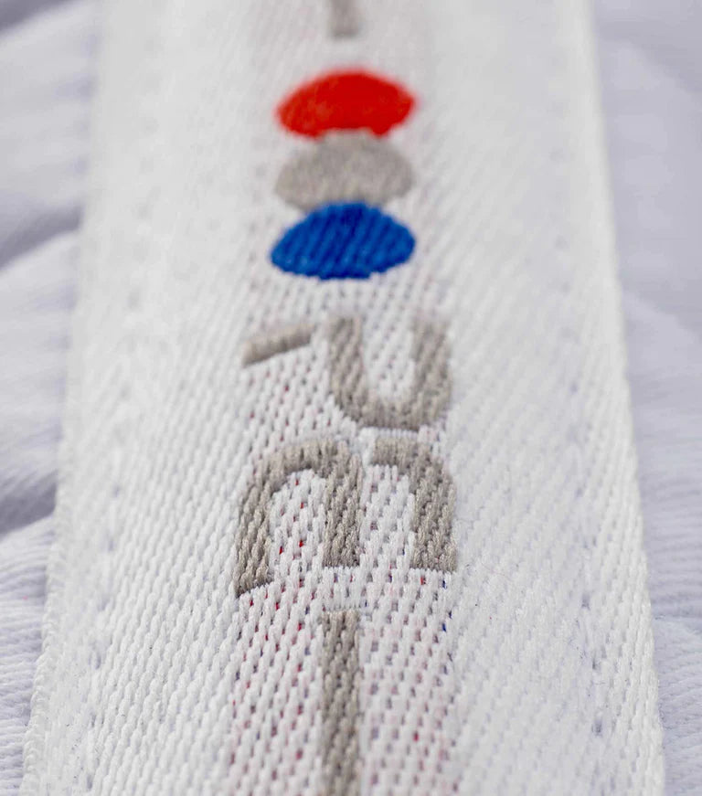 Pony Plain Cotton Dressage Square | White