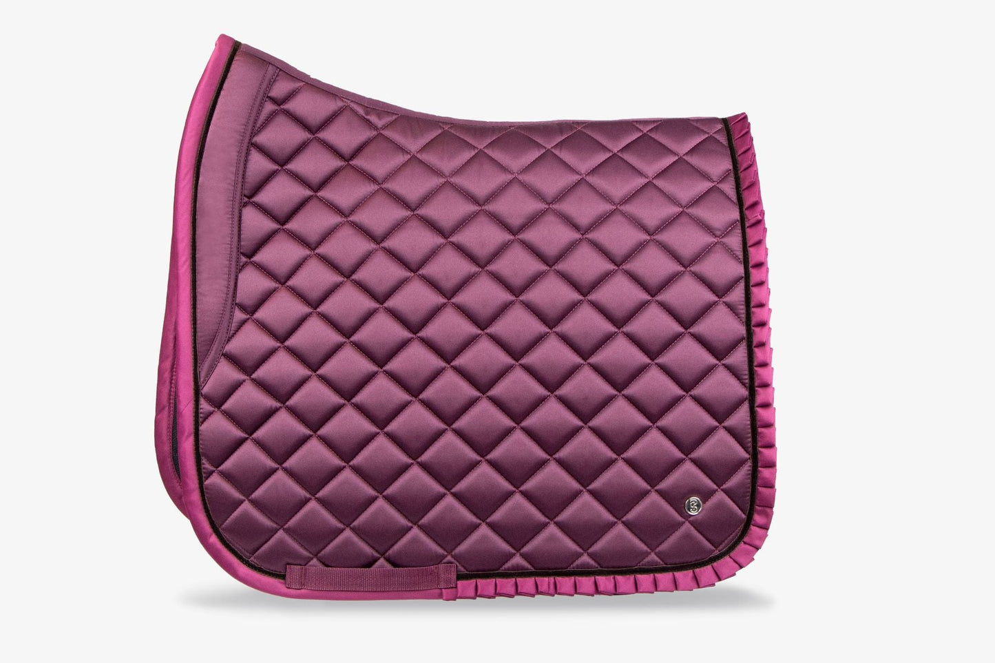 PSOS Dressage Pad Diamond Ruffle | Wine