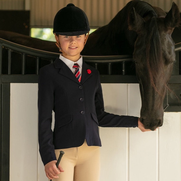 Girls Georgina Open Show Jacket | Navy