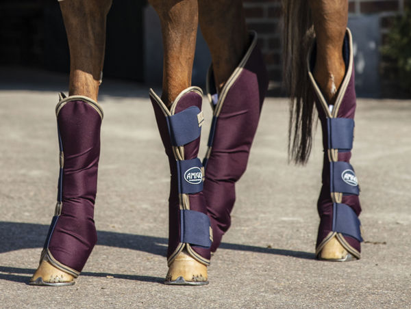 Amigo Ripstop Travel Boots | Fig W/ Navy/Tan