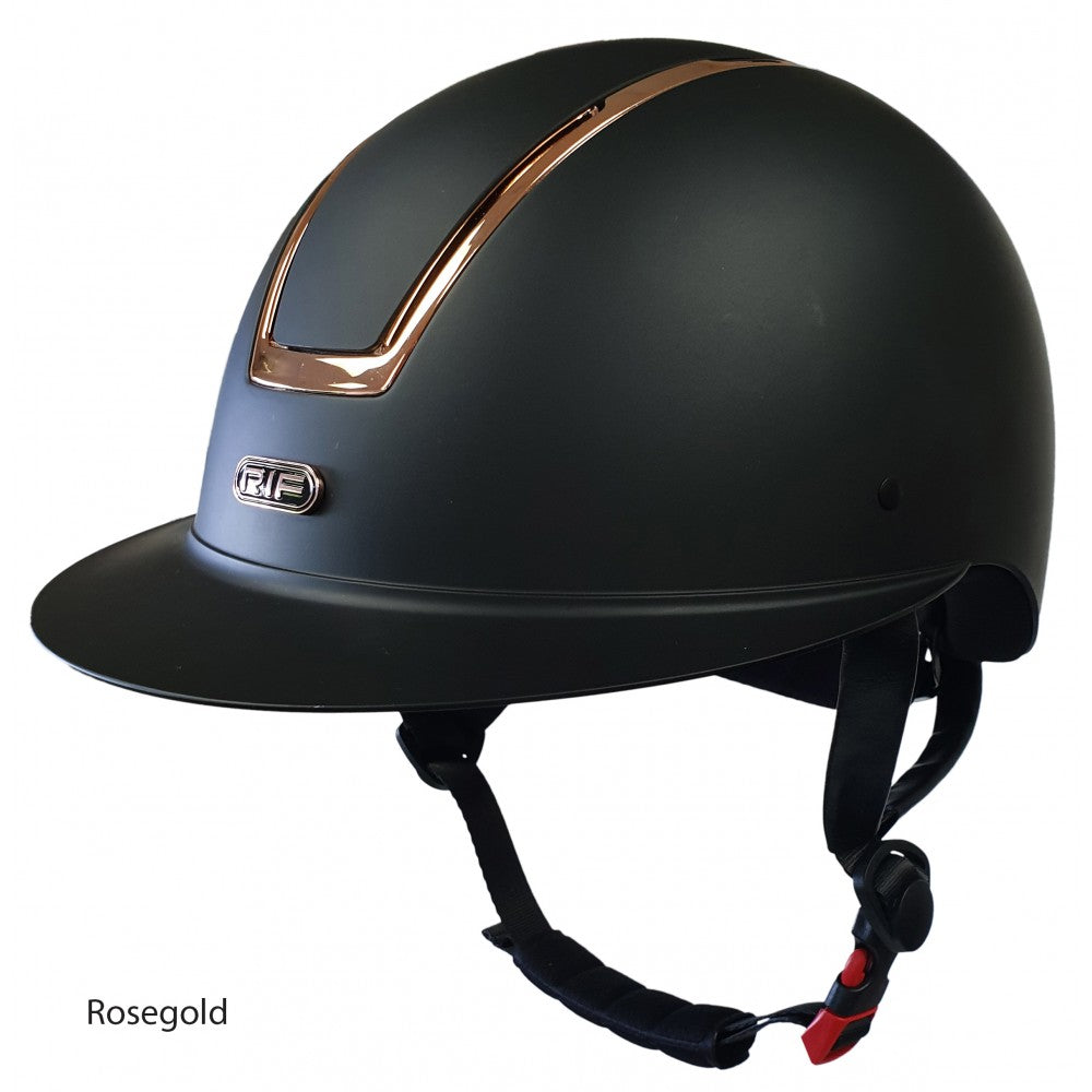 RIF Classic Helmet - Black/Rose Gold