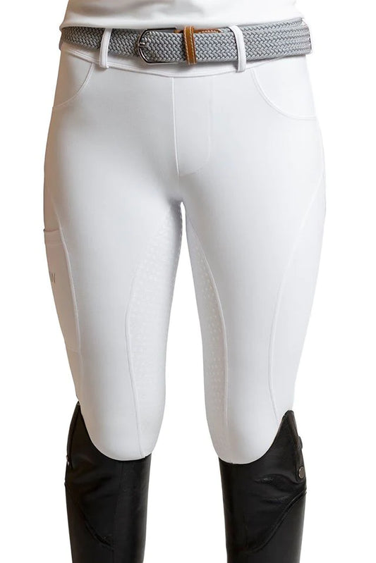 Competition Riding Tights | White