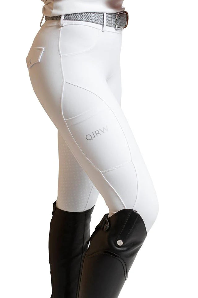 Competition Riding Tights | White