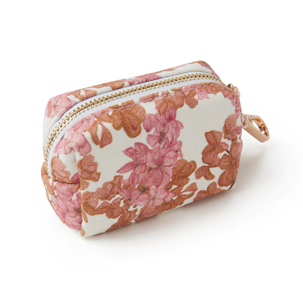 Dog waste Bag | Pink Floral