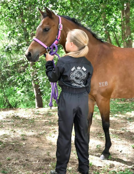 Girls Horse Riding Coveralls