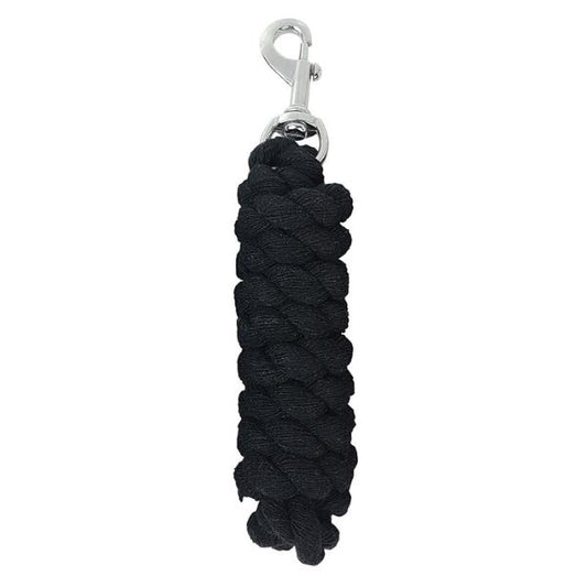 Enzo Cotton Lead Rope - Black